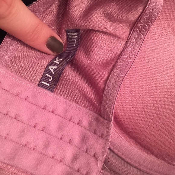 Mauve Crushed Velvet Strapless Bra Top - Picture 5 of 5